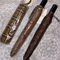 【新古品】　折りたたみ傘3本セット