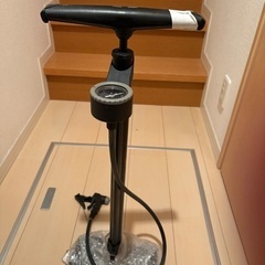 クロスバイク&空気圧計付空気入れの画像