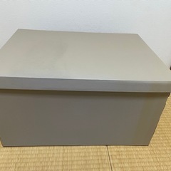 ニトリ ペーパー製収納ボックス 取っ手付き の画像