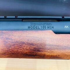 実銃並みの重さ！　A&K　M24　ライフル　エアコッキングガン　ウッドストック　レミントン刻印の画像
