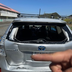 プリウスアルファ車検付き、車両交換可、事故車の画像