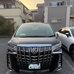 千葉船橋市発　30系アルファード黒