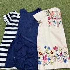 【お取引中】キッズ90女の子夏服10点の画像