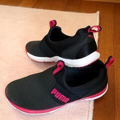 (美品)PUMA　スリッポンスニーカー23.5