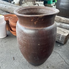 睡蓮鉢　金魚鉢　メダカ鉢　甕　水甕の画像