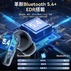 【2025年新型モデル・AI翻訳機能付】 ワイヤレスイヤホン ANC対応の画像