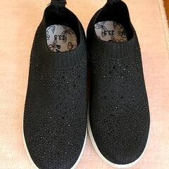(美品)キラキラスリッポンスニーカーの画像