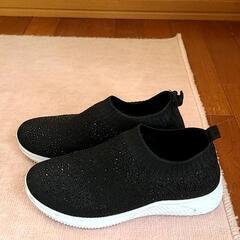 (美品)キラキラスリッポンスニーカーの画像