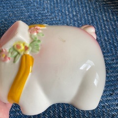 レトロ　豚の貯金箱の画像
