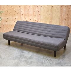 ≪zyt2055ジ≫ 美品 良品計画 リクライニングソファベッド...