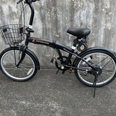 折りたたみ自転車　キャプテンスタッグ