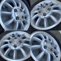 スズキ ラパン 13インチ シルバー 4本