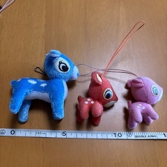 カラフルなバンビ3点での画像