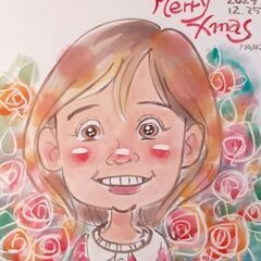 似顔絵チャリティ