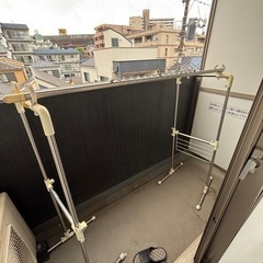 物干し竿、竿上げ棒のセット