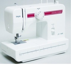 【新品未使用】 toyo　トーヨー 電動ミシン フットコントローラータイプ レッド JY-1NR の画像
