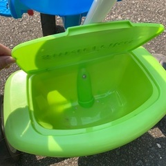 三輪車★スマートトライク ファン カゴ付き　押手棒付の画像