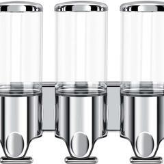 新品未使用❕大特価❕残量が見える❕ホテルライク❕壁掛け式 シャンプー ディスペンサー 3個 クリア 750の画像