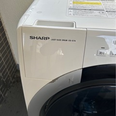 ドラム式電気洗濯乾燥機 ES-S7A-WL 50/60 Hz共用の画像