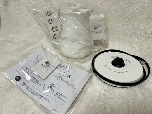 【新品・未使用】BALMUDA 電気ケトル(ホワイト)