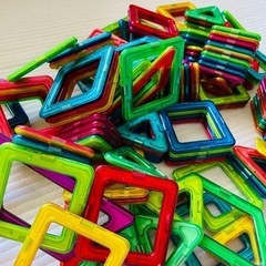 マグネット　パズル　ブロック　知育玩具の画像