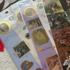 百均　ミュージアムシリーズ　シール　まとめ売りの画像