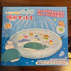 【お値下げ品】【つぶらな瞳の水族館】噴水マットと積み木のセットの画像