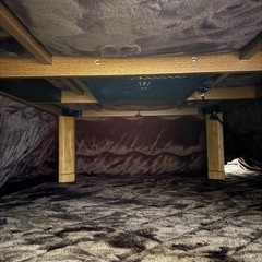 【決まりました】美品リビングテーブル こたつセットの画像