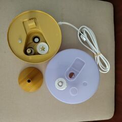 20%Off！美品 超音波式アロマ加湿器 Dew Drop S ナチュラルウッドの画像