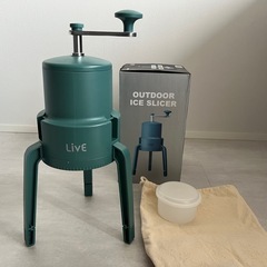 ドウシシャ　持ち運び　かき氷機