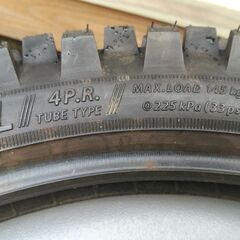 2.75-17 ２本セット カブ系 オフロードタイヤ の画像