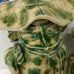 0416-187 陶器の河童の置物