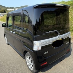 綺麗！25年タントカスタムX！10.9万㌔！カロッツェリアフルセグTVナビBluetooth パワスラ ワンオーナー車庫保管の画像