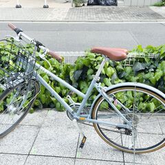 ブリヂストンの自転車　マークローザ マットブルーグレー