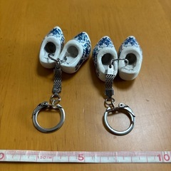 オランダ土産 木製キーホルダー 2個での画像