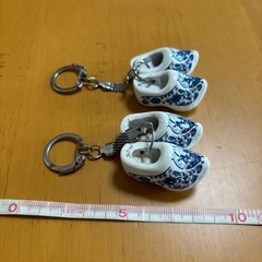 オランダ土産 木製キーホルダー 2個での画像