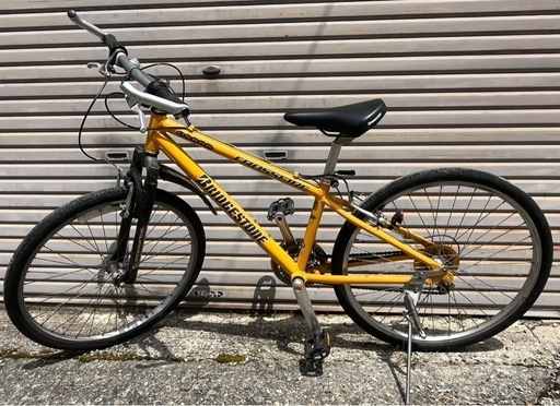 使用感少なめ ブリヂストン 26インチMTB CROSSFIRE M5000 イエロー ブリヂストン （ ブリジストン ） CROSSFIRE M5000 26インチ アルミ
