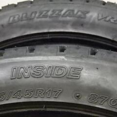早い者勝ち！ 215/45R17 BS VRX2 スタッドレス 8分山〜 2022年製の画像