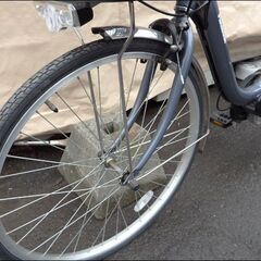 新札幌 Panasonic/パナソニック◆ビビ YX 電動アシスト自転車  BE-ELYX433N2 24インチ 3段変速 ブラズマグレー  自転車カバー付 No3296の画像