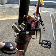 折りたたみ自転車の画像