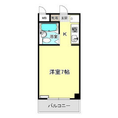 1ワンルーム ☆5/16 プロフ必読☆審査 初期費用 保証人無で...