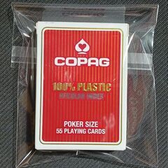 Copag トランプ Playing Cards (レッド) 1デッキ
