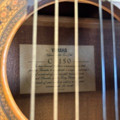 A2504-382 配送不可 YAMAHA クラシックギター C-150 キズ汚れ有りの画像
