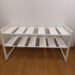 ニトリ　シンク下収納　組み立て式の棚の画像