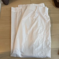 カーテン　レースカーテン付き　縦135cm 横100cm 1枚　遮光1級　ニトリ　防炎の画像