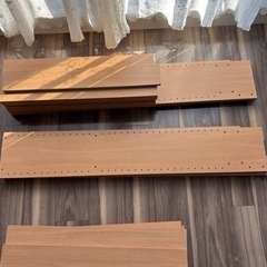 お取引完了☆Thank you!補足画像②DIY 材料 合板板 34枚 木ねじ 棚ダボの画像