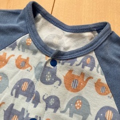 ぞう　ロンパース　半袖　70センチの画像