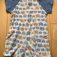ぞう　ロンパース　半袖　70センチの画像