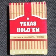 TEXAS HOLD`EM プラスチックトランプ　新品（OUTL...