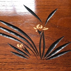 【美品】大きい木製の和盆の画像